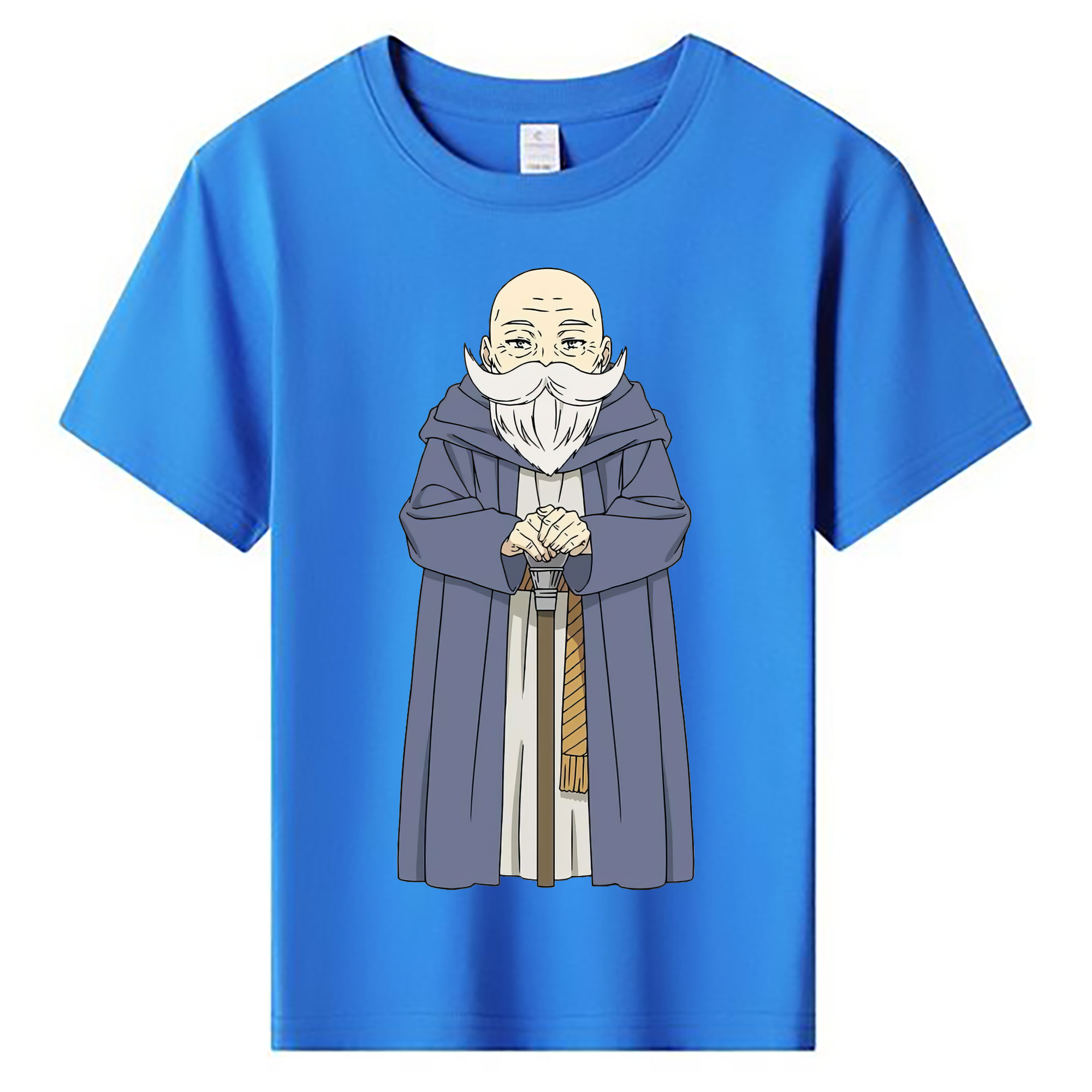 （画像用） 葬送のフリーレン Frieren 綿100％キッズTシャツ（フロントプリント）